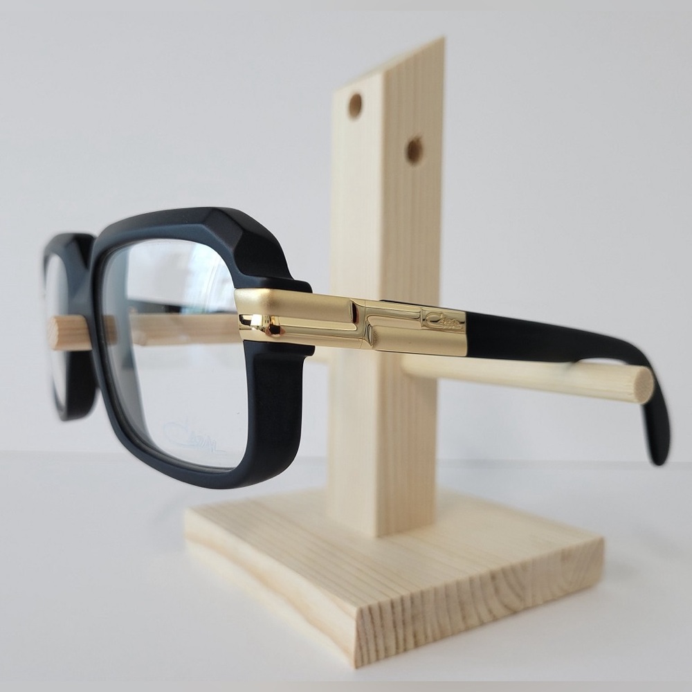 Cazal 607 Eyeglasses Matt Black Gold 011 New